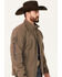 Image #2 - Ariat Men's Logo 2.0 Softshell Jacket, Taupe, hi-res