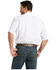Image #2 - Ariat Men's Solid White Tek Short Sleeve Button-Down Western Shirt - Tall, White, hi-res