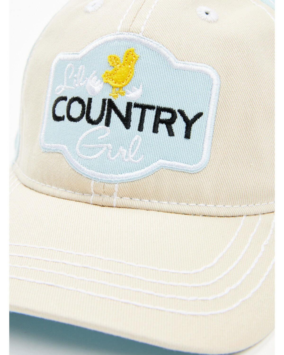 Image #2 - Case IH Girls' Lil Country Girl Ball Cap, Blue, hi-res