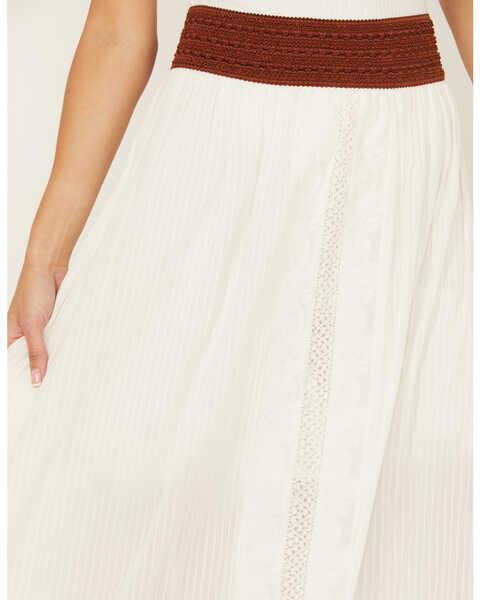 Image #2 - Shyanne Women's Lace Inset Maxi Skirt , White, hi-res