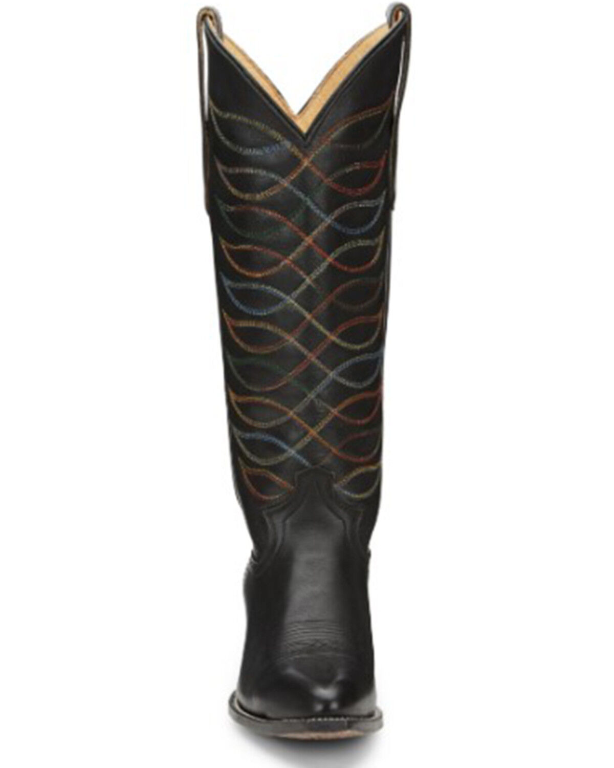 Image #4 - Justin Women's Whitley Western Boots - Round Toe, Black, hi-res