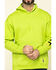Image #4 - Ariat Men's Lime Heather Rebar Graphic Hooded Work Sweatshirt, Green, hi-res