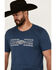 Image #2 - Cody James Men's American Native Logo Short Sleeve T-Shirt, Navy, hi-res