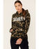 Image #1 - Carhartt Women's Camo Logo Pullover Hoodie , , hi-res
