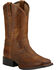Image #1 - Ariat Boys' Honor Western Boots - Square Toe, Dark Brown, hi-res