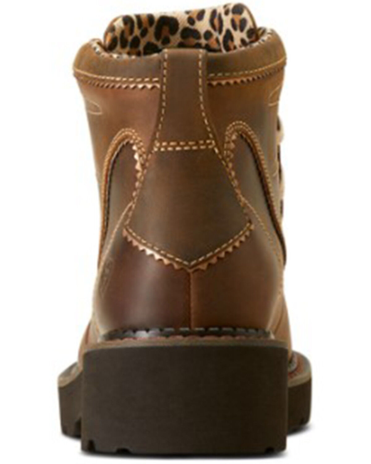 Image #3 - Ariat Women's Codie Distressed Lace-Up Boots - Moc Toe, Brown, hi-res