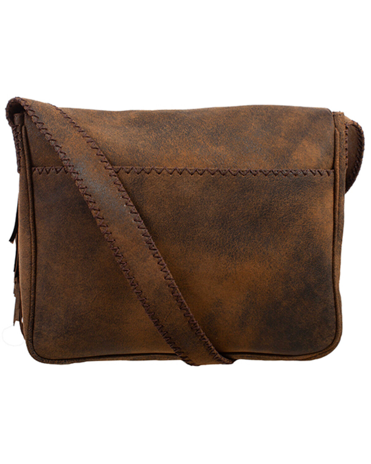 Image #2 - Scully Women's Studded Crossbody Bag, Brown, hi-res