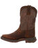 Image #3 - Durango Little Boys' Rebel Western Boots - Broad Square Toe, Brown, hi-res