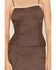 Image #3 - Cleo + Wolf Women's Plaid Print Tank Top, Brown, hi-res