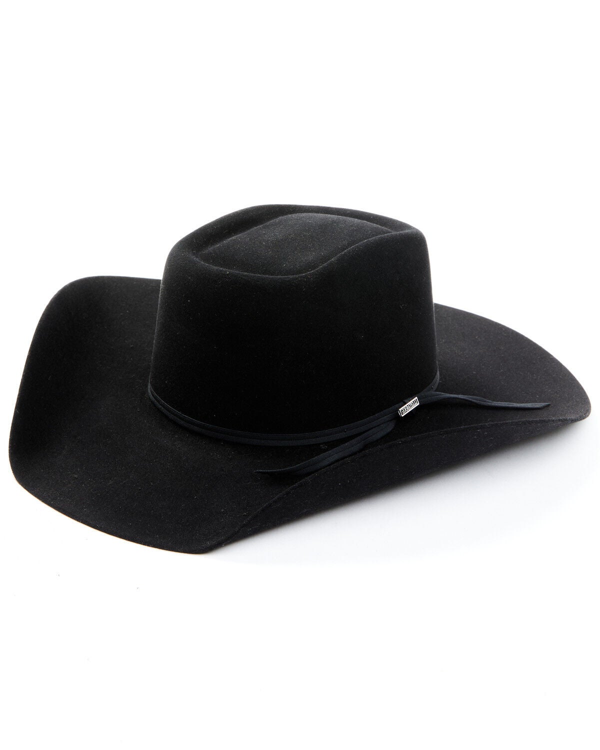 Image #1 - Serratelli 6X Cattleman Fur Felt Cowboy Hat, Black, hi-res