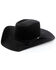 Image #1 - Serratelli 6X Cattleman Fur Felt Cowboy Hat, Black, hi-res