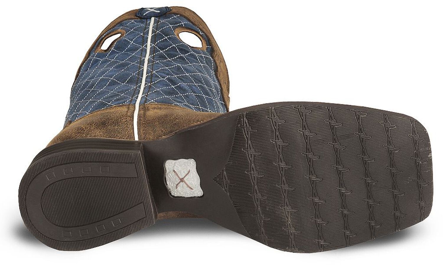 Image #5 - Twisted X Men's Distressed Ruff Stock Western Boots - Broad Square Toe, Distressed, hi-res