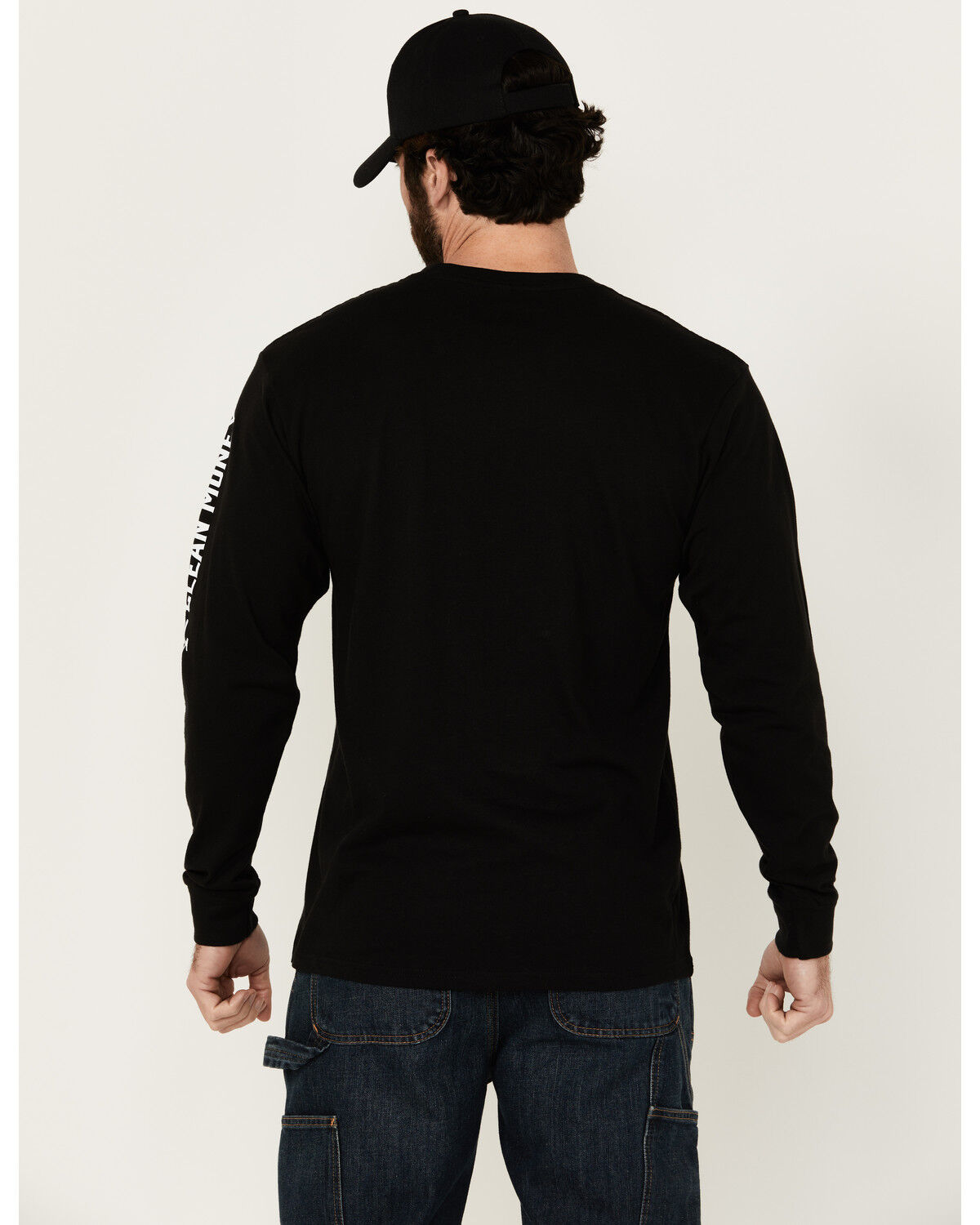 Image #4 - Troll Co Men's Grit Logo Long Sleeve Graphic Shirt, Black, hi-res