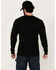 Image #4 - Troll Co Men's Grit Logo Long Sleeve Graphic Shirt, Black, hi-res