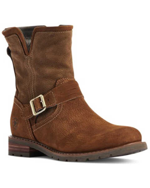 Image #1 - Ariat Women's Savannah Waterproof Pull On English Riding Boots - Round Toe , Brown, hi-res