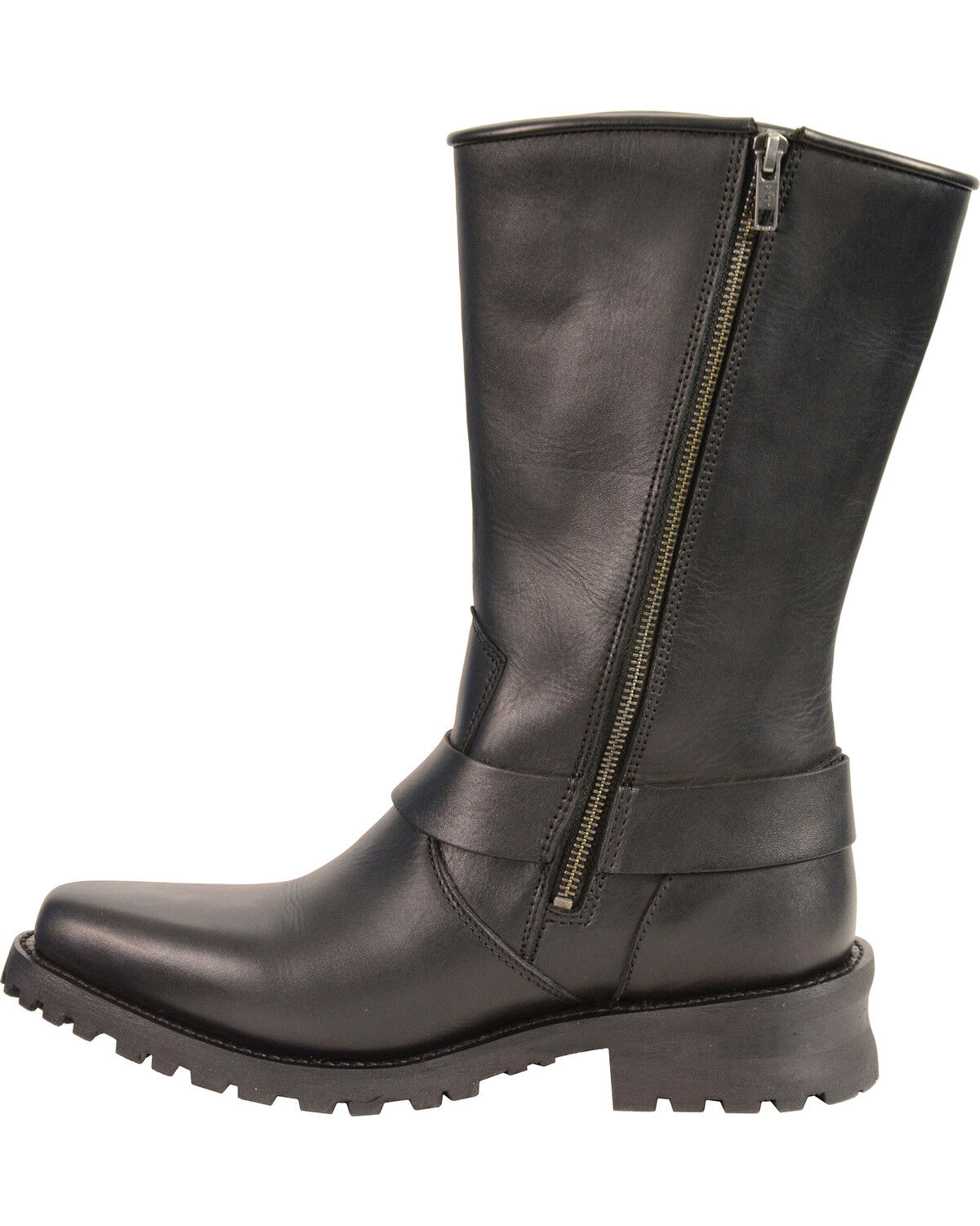 steel toe harness boots