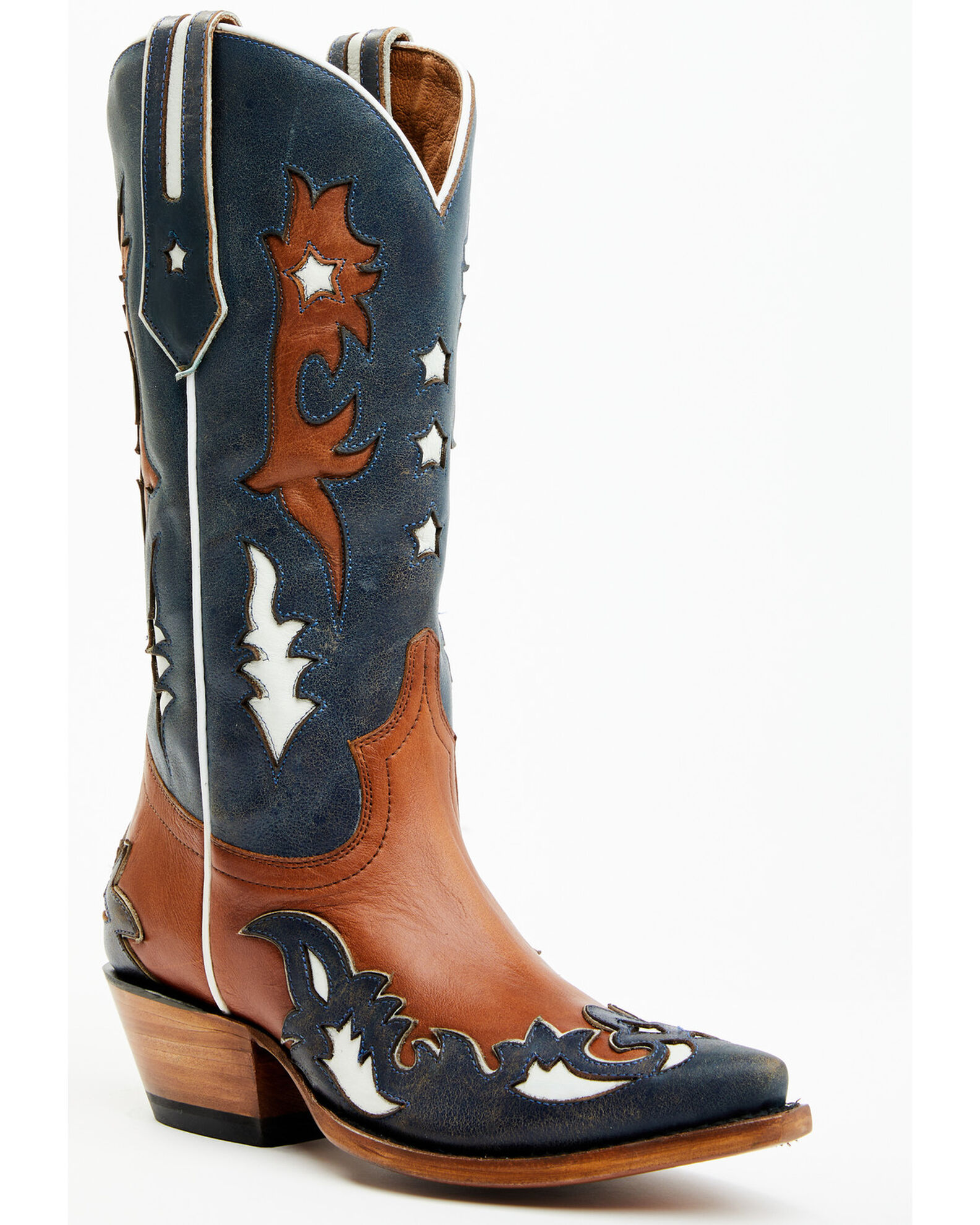 Women's snip cheap toe cowboy boots