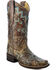 Image #1 - Corral Embroidered Southwest Cowgirl Boots - Square Toe, , hi-res