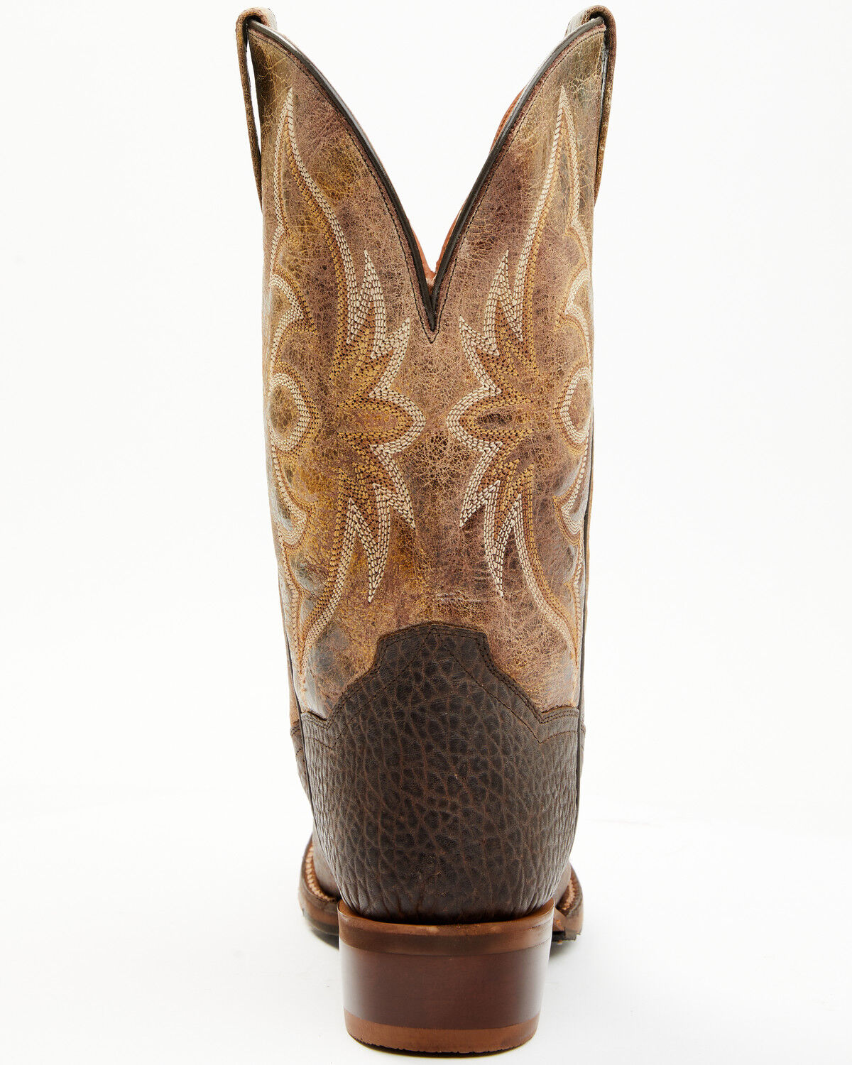 Image #5 - Dan Post Men's Western Performance Boots - Broad Square Toe, Chocolate, hi-res
