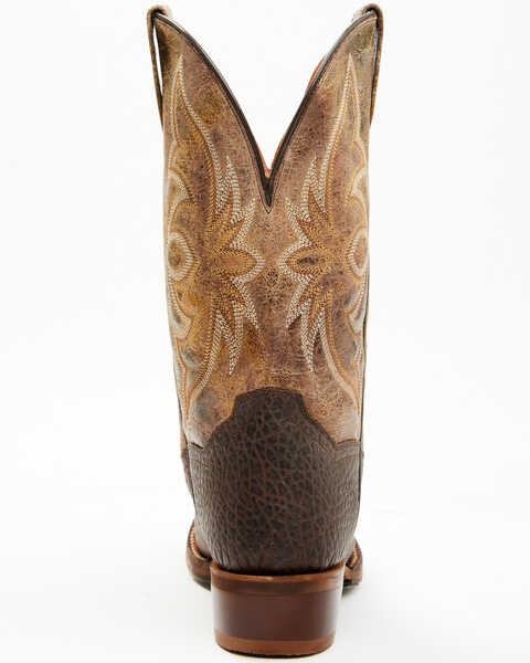 Image #5 - Dan Post Men's Western Performance Boots - Broad Square Toe, Chocolate, hi-res