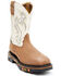 Image #1 - Cody James Men's 11" Decimator Waterproof Western Work Boots - Nano Composite Toe, Brown, hi-res