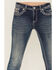 Image #4 - Grace in LA Women's Medium Wash Geo Print Embroidered Bootcut Stretch Denim Jeans, Medium Wash, hi-res