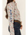 Image #3 - Ariat Women's Boot Barn Exclusive Team Kirby Floral Print Long Sleeve Button-Down Western Shirt, Beige, hi-res