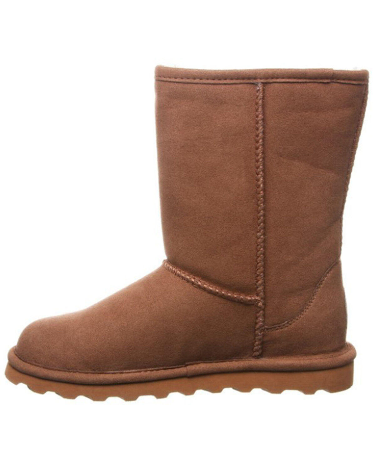 Image #3 - Bearpaw Women's Elle Short Vegan Casual Boots - Round Toe, Brown, hi-res