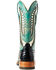 Image #3 - Ariat Women's Silverado Full-Quill Ostrich Western Boots - Wide Square Toe, Black, hi-res