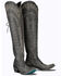 Image #1 - Lane Women's Lexington Leather Tall Western Boots - Snip Toe, Jet Black, hi-res