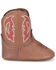 Image #2 - Justin Infant Boys' Baby Canter Western Boots - Broad Square Toe, Brown, hi-res