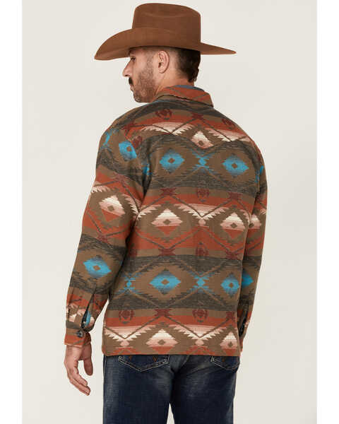 Scully Men's Southwestern Print Button-Doiwn Heavy Shirt Jacket | Sheplers