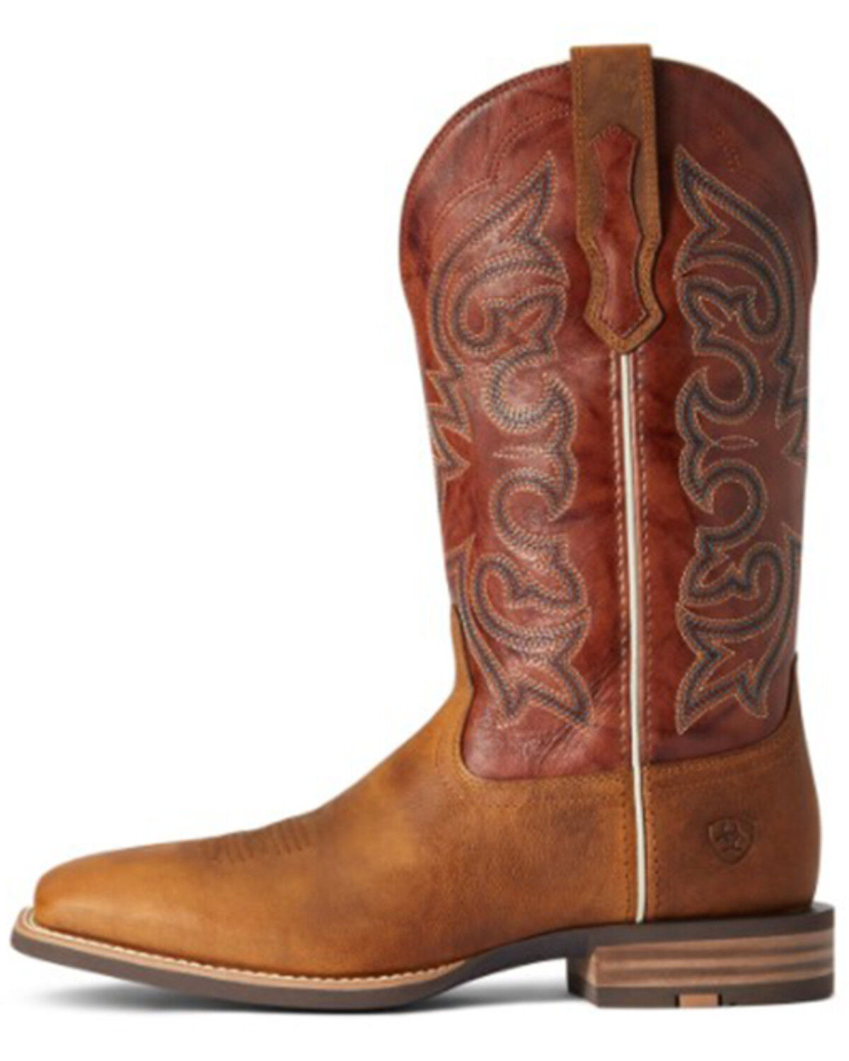 Image #2 - Ariat Men's Everlite Go Getter Western Performance Boots - Broad Square Toe, Brown, hi-res
