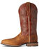 Ariat Men's Everlite Go Getter Western Performance Boots - Broad Square Toe, Brown, hi-res
