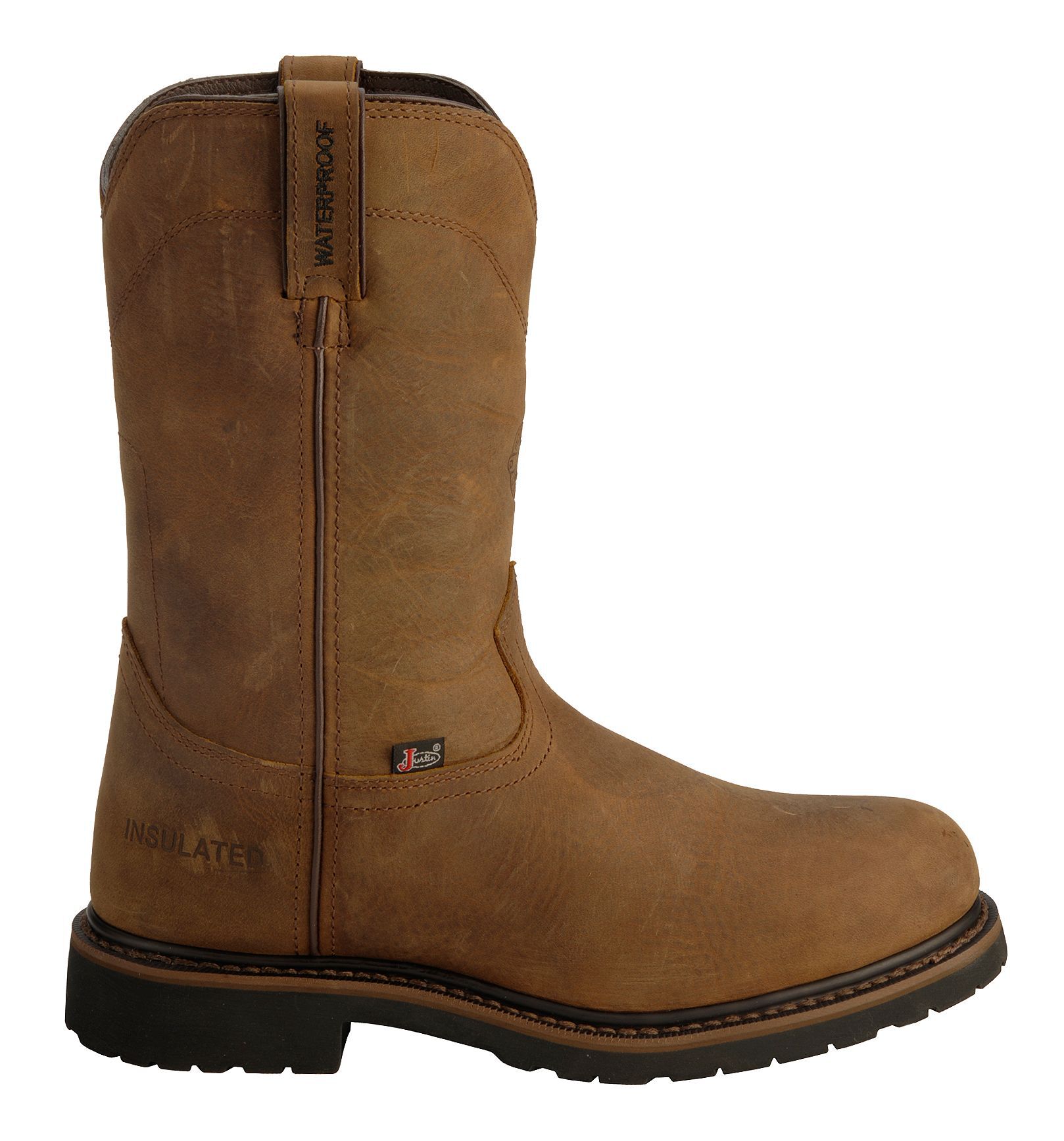 slip on insulated work boots