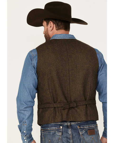 Image #4 - Outback Trading Co. Men's Brown Jessie Vest , Brown, hi-res