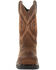Image #5 - Georgia Boot Men's Carbo-Tec LT Waterproof Western Work Boots - Steel Toe, Brown, hi-res
