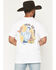 Image #1 - Ariat X Sendero Provisions Men's Fool Me Once Short Sleeve Graphic T-Shirt, White, hi-res