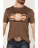 Image #3 - Red Dirt Hat Men's Copper Southwestern Print Logo Short Sleeve Graphic T-Shirt, Brown, hi-res
