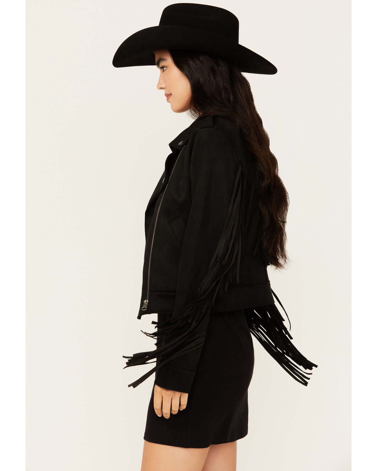 Image #3 - Idyllwind Women's Ellen Moto Jacket, Black, hi-res