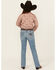 Image #3 - Wrangler Girls' Germaine Medium Wash Bootcut Stretch Denim Jeans, Medium Wash, hi-res