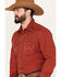 Image #2 - Wrangler Retro Men's Premium Solid Long Sleeve Snap Western Shirt - Tall , , hi-res