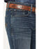 Image #2 - RANK 45® Men's Roughstock Rockford Wash Brock Relaxed Bootcut Performance Stretch Denim Jeans, Dark Wash, hi-res