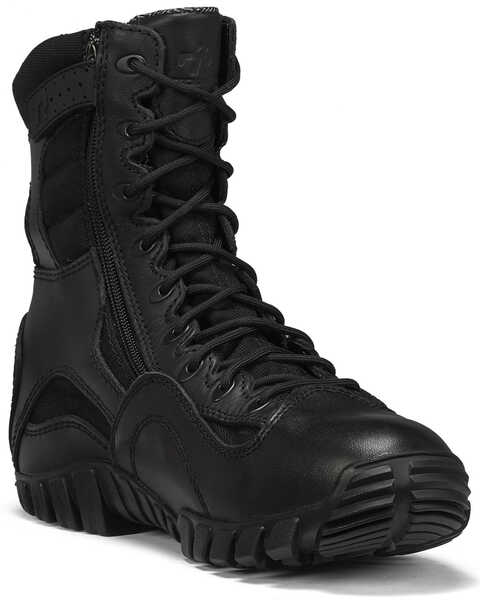 Image #1 - Belleville Men's TR Khyber Waterproof Military Boots - Soft Toe , Black, hi-res