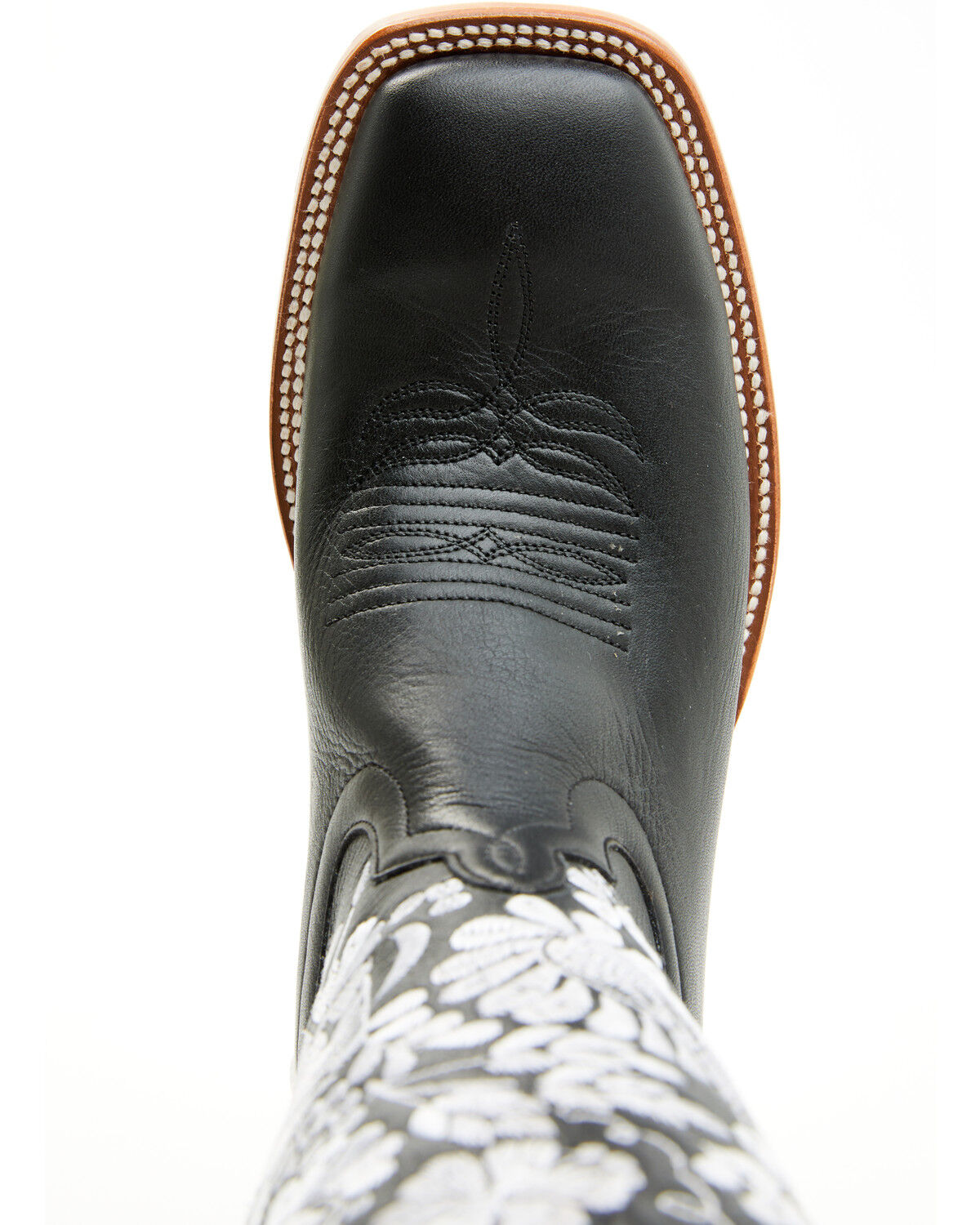Image #6 - Macie Bean Women's Black Eyed Susan Western Boots - Square Toe, Black, hi-res