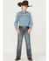 Image #1 - Wrangler Boys' Greeley Relaxed Bootcut Jeans, Blue, hi-res