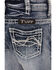 Image #4 - Cowgirl Tuff Girls Double Lucky Mid Rise Bootcut Stretch Denim Jeans, Blue, hi-res