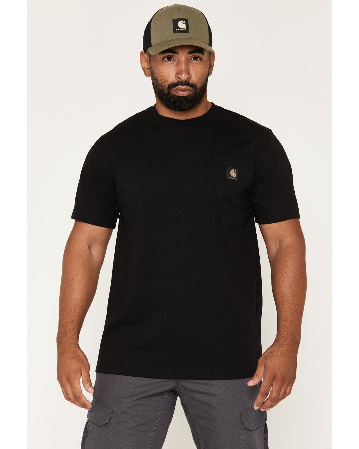 Image #2 - Carhartt Men's Irvine Camo License Plate Short Sleeve Graphic T-Shirt, Black, hi-res