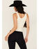 Image #4 - Idyllwind Women's Sevier Studded Ribbed Tank Top, Ivory, hi-res