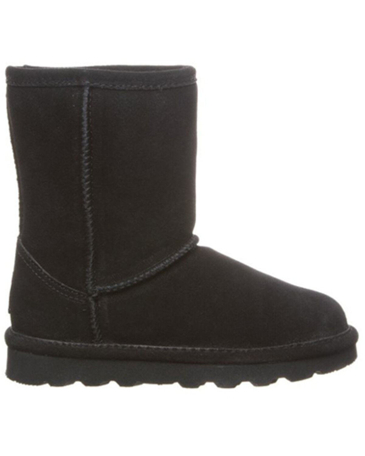 Image #2 - Bearpaw Girls' Elle Casual Boots - Round Toe, Black, hi-res